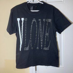 VLone Reflective Logo Black Tshirt Size Medium.